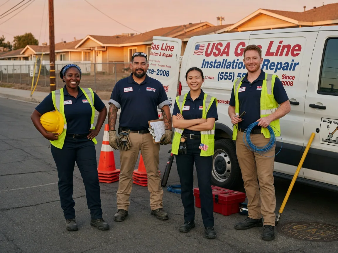 Gas Line Installation company in Perley, MN
